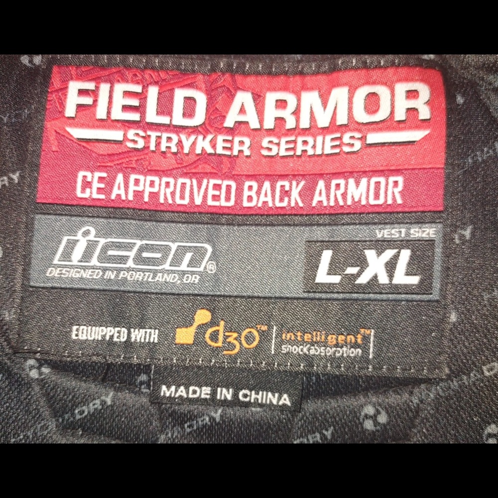 Stryker vest.